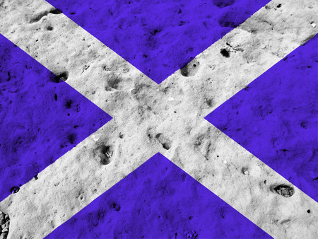 flag of scotlandの写真素材