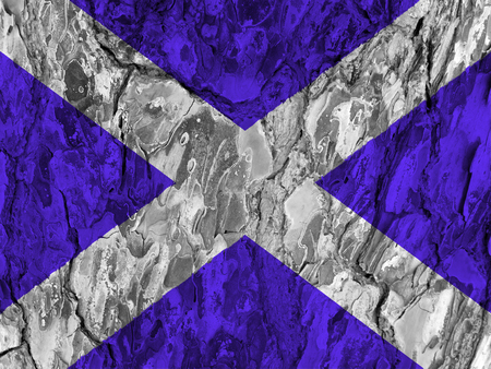 flag of scotlandの写真素材