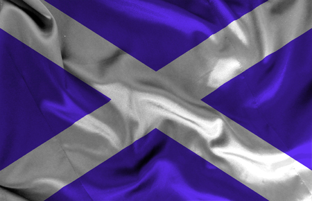 flag of scotlandの写真素材