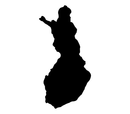 map of finlandの写真素材