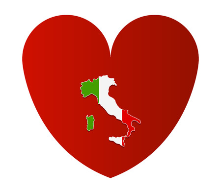 heart Italyの写真素材