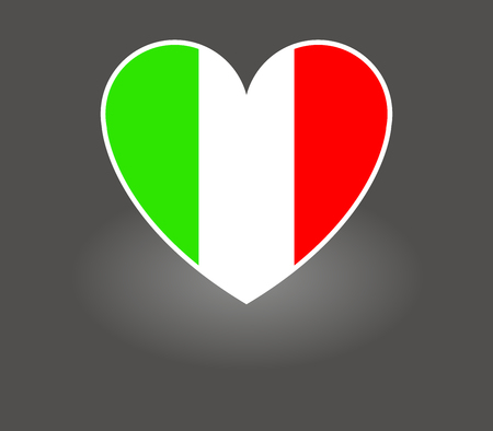 heart Italyの写真素材