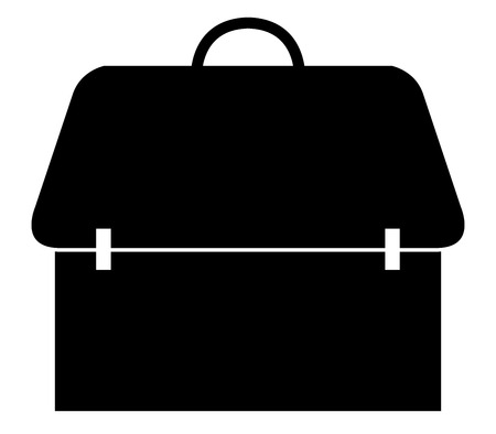 bag icon to schoolの写真素材