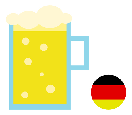icon beer for Oktoberfestの写真素材