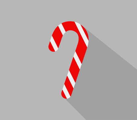 icon Christmas candy in flat designの写真素材