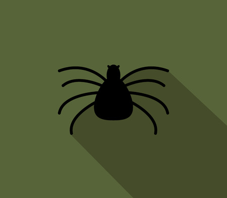 Spider icon halloweenの写真素材