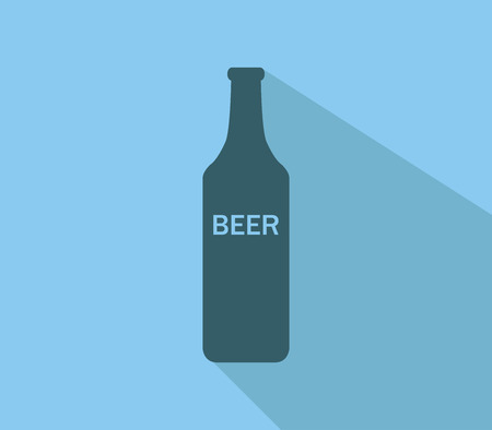 Icon bottle of beerの写真素材