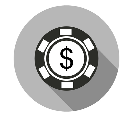 icon poker chipsの写真素材