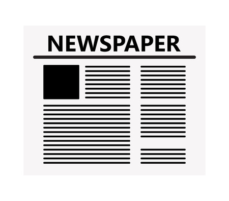 newspaper iconの写真素材