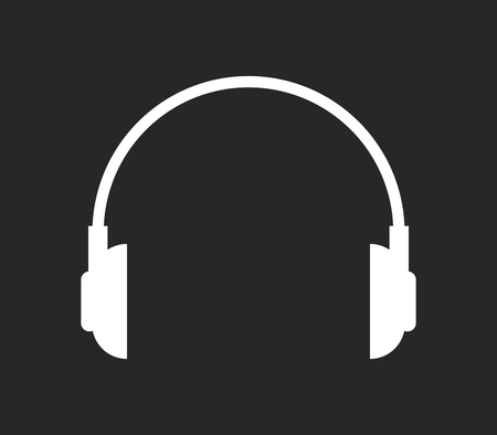 headphones music iconの写真素材