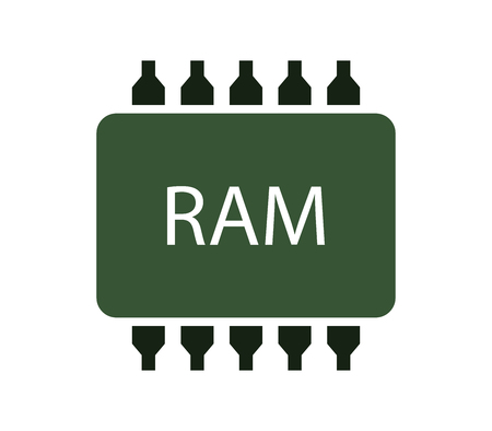 ram iconのイラスト素材