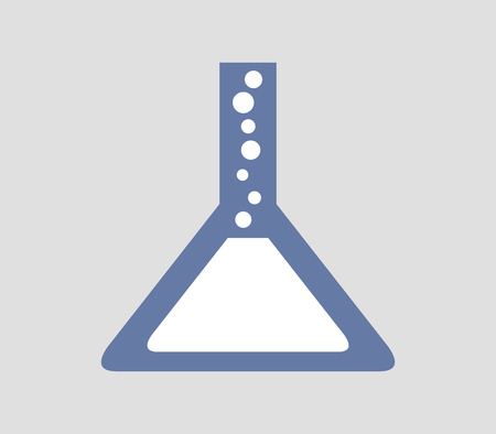 Laboratory flask iconのイラスト素材
