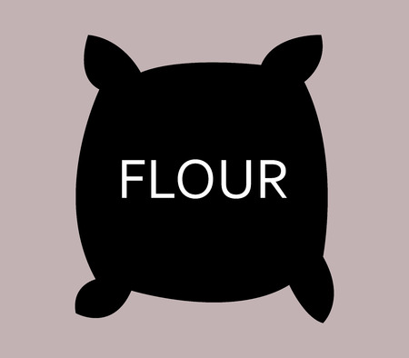 icon bag of flourのイラスト素材