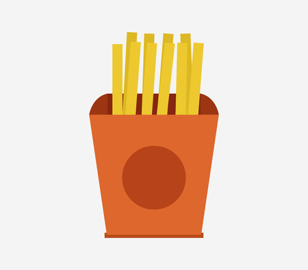 icon french friesのイラスト素材