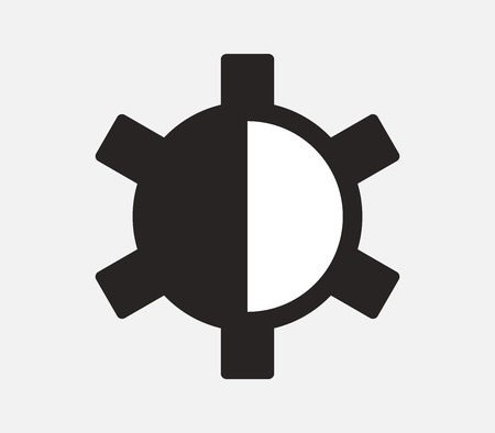 icon brightness and contrastのイラスト素材