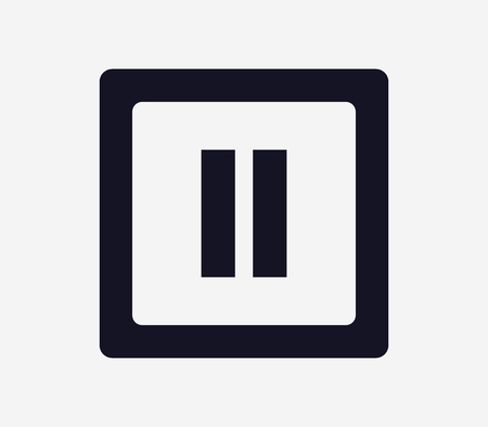 pause music iconのイラスト素材