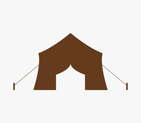 icon tent campingのイラスト素材