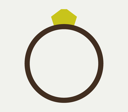 icon diamond ringのイラスト素材