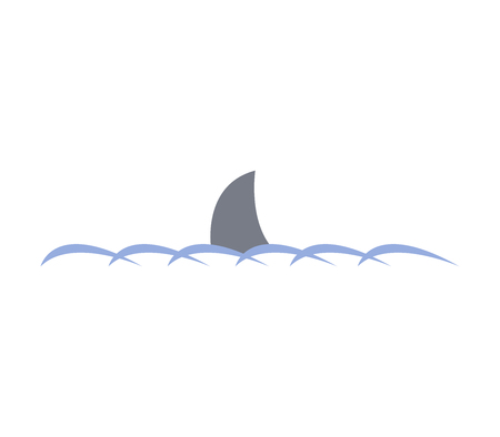 icon shark finのイラスト素材