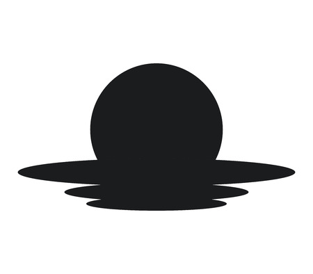 sunset iconのイラスト素材