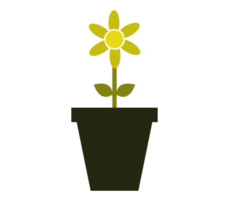 icon flower in the vaseのイラスト素材