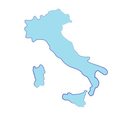 Map of Italyのイラスト素材