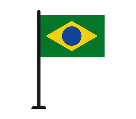 flag of brazilのイラスト素材
