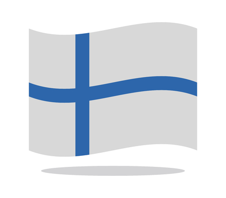 flag of finlandのイラスト素材