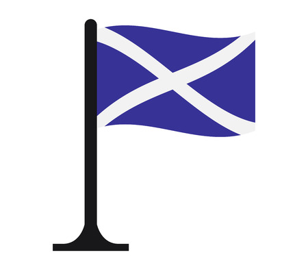 flag of scotlandのイラスト素材