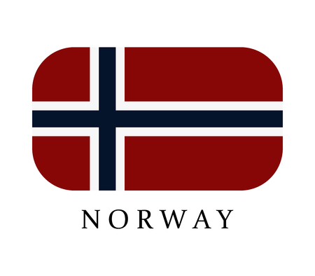 Flag of norwayのイラスト素材