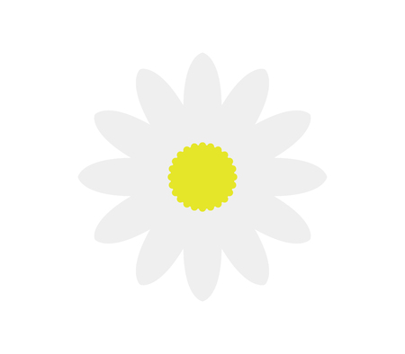 Icon daisy flowerのイラスト素材