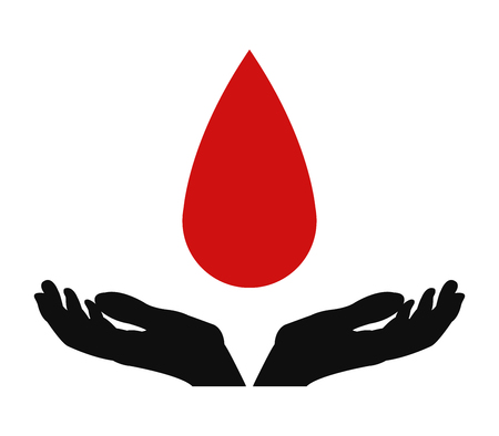 Donate blood iconのイラスト素材