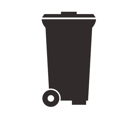 Garbage dump iconのイラスト素材