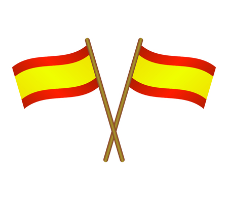 Flag of Spainのイラスト素材
