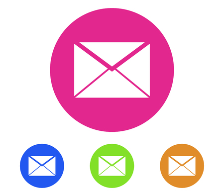 Mail setのイラスト素材