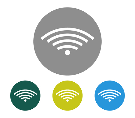 Set of wifiのイラスト素材