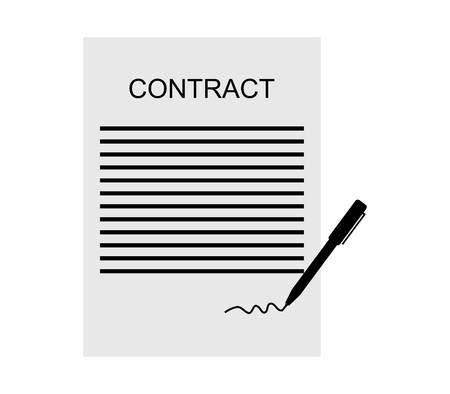 Contract iconのイラスト素材