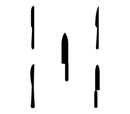 Set of knivesのイラスト素材