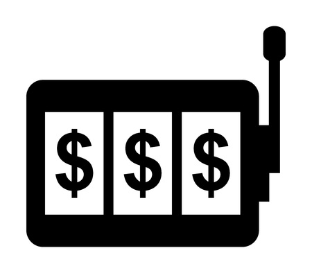 Slot machine iconのイラスト素材