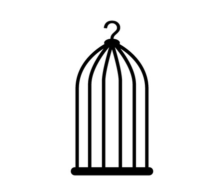 bird cage iconのイラスト素材