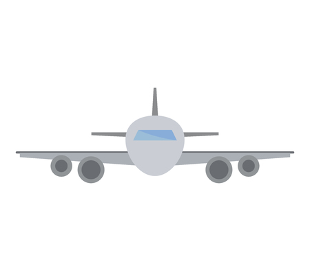 Airplane icon isolated on plain background.のイラスト素材