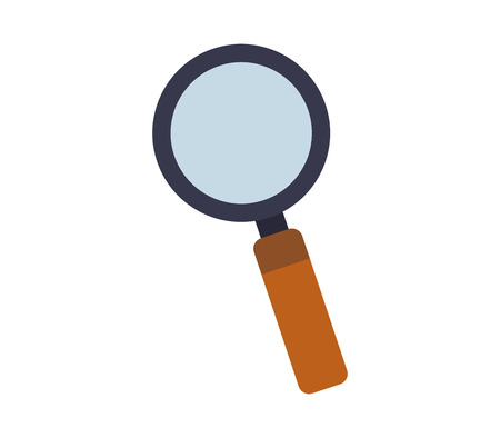 Magnifying glass iconのイラスト素材