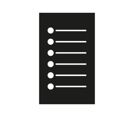 Shopping list iconのイラスト素材