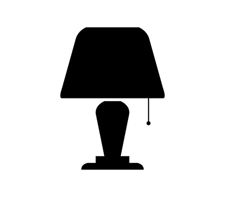 Bedside light bulb iconのイラスト素材