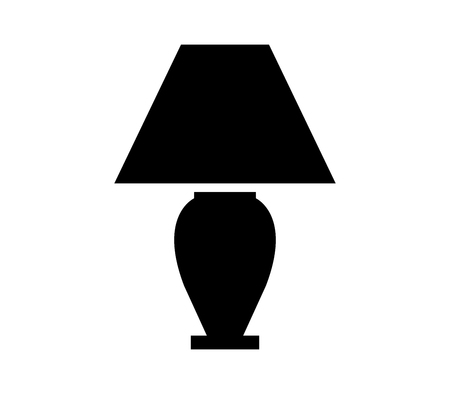 Bedside light bulb iconのイラスト素材