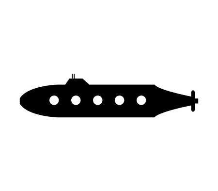 Black Submarine iconのイラスト素材
