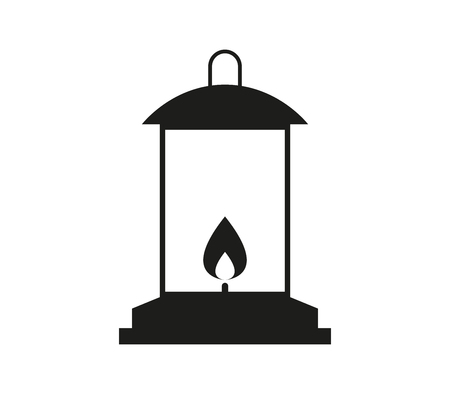 Icon lamp camp.のイラスト素材