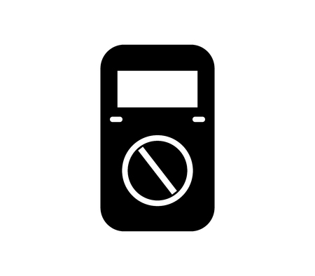 Digital multi meter icon.のイラスト素材