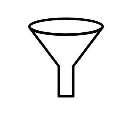 Funnel icon.のイラスト素材