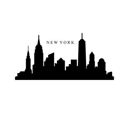 new york skylineのイラスト素材